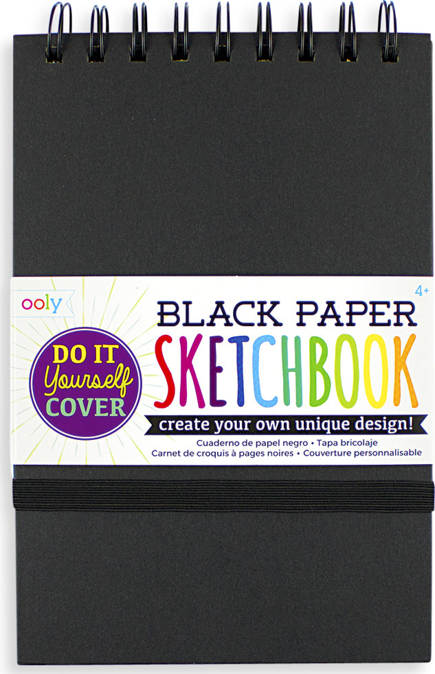 Black DIY Cover Sketchbook