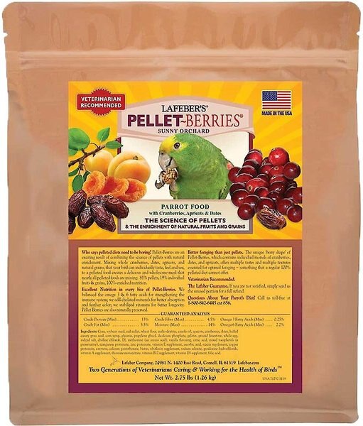 Lafeber Pellet-Berries Sunny Orchard Parrot Food