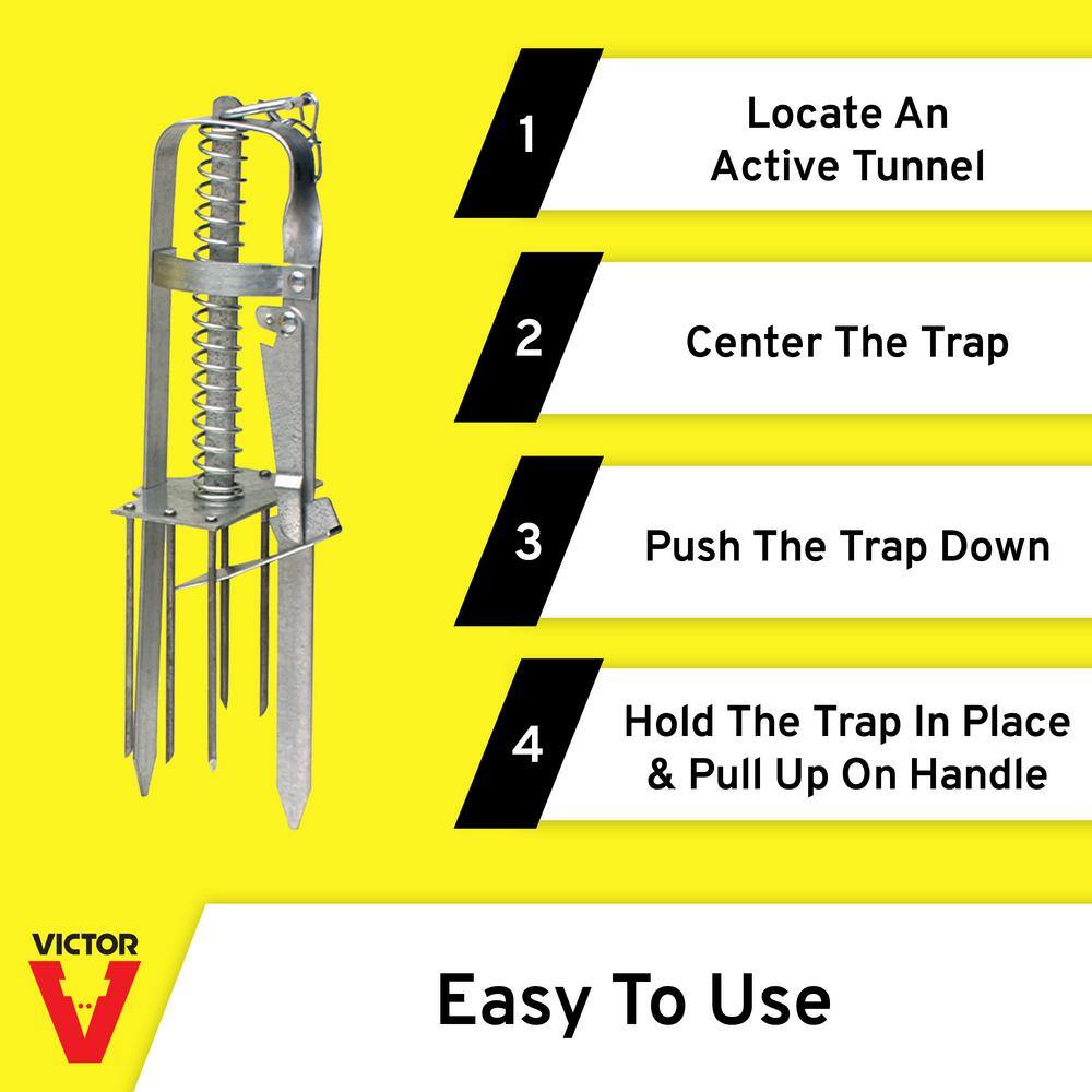 Victor Plunger Style Mole Trap 0645