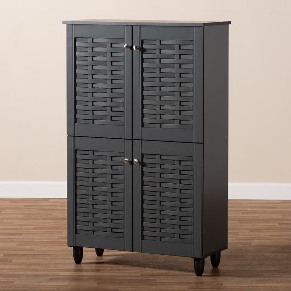 Contemporary Shoe Storage Cabinet - - 26396255