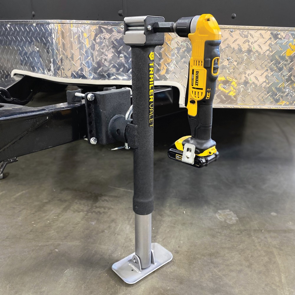 Trailer Valet JX 5，000 lbs Side Mounted Drill Jack 14 Travel ;