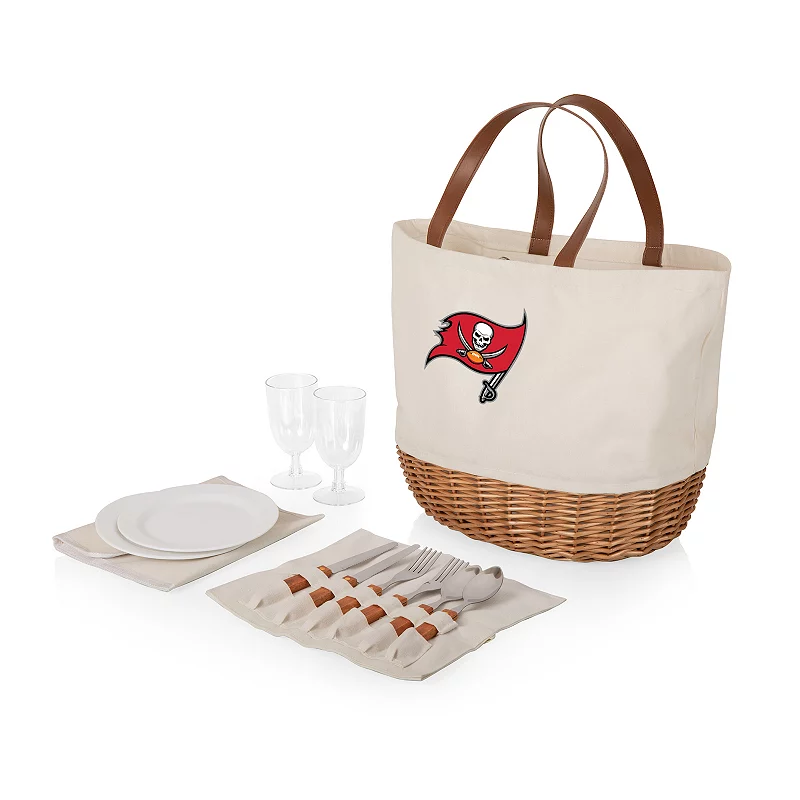 Picnic Time Tampa Bay Buccaneers Promenade Picnic Basket Set