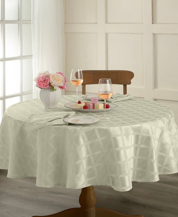 Lenox Laurel Leaf Round Tablecloth 90 x 90