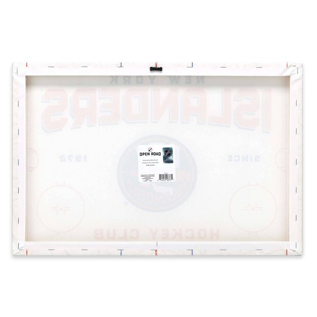 Nhl New York Islanders Rink Canvas