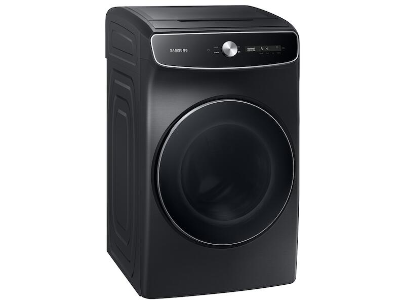 Samsung DVE60A9900V 7.5 Cu. Ft. Smart Dial Electric Dryer With Flexdry™ And Super Speed Dry In Brushed Black