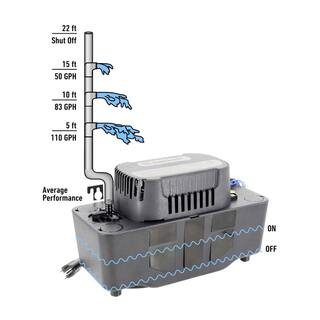 BECKETT Medium 230-Volt Condensate Removal Pump with Safety Switch and 22 ft. Max Lift BK222UL