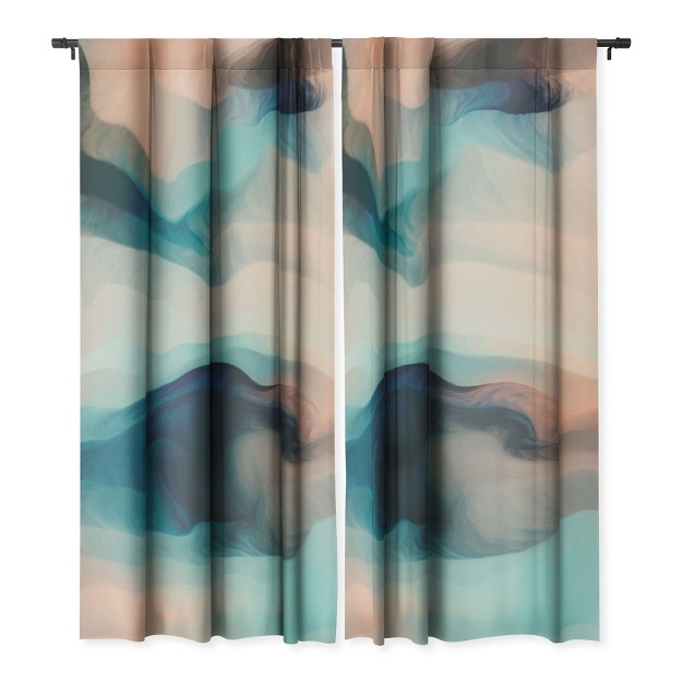 1pc Blackout Window Curtain Panel Deny Designs