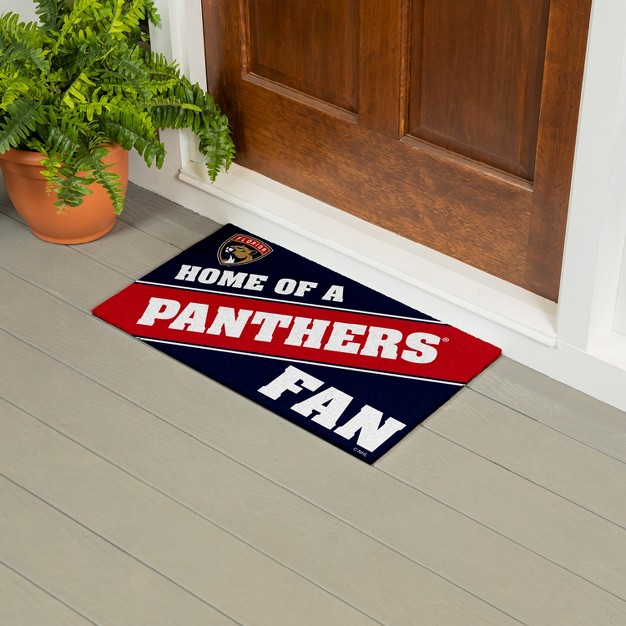 Evergreen Florida Panthers Pvc Mat Color