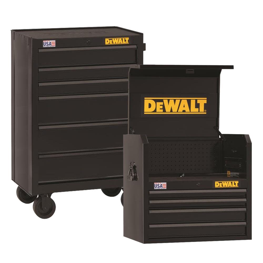 26 In. Black Metal Tool Chest Complete Unit