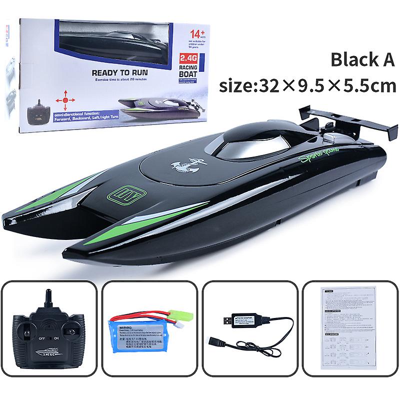 2.4g Rc Boats 30km/h High Speed Boat Racing Boat Dual Motor Remote Control Boats Easy To Overturn