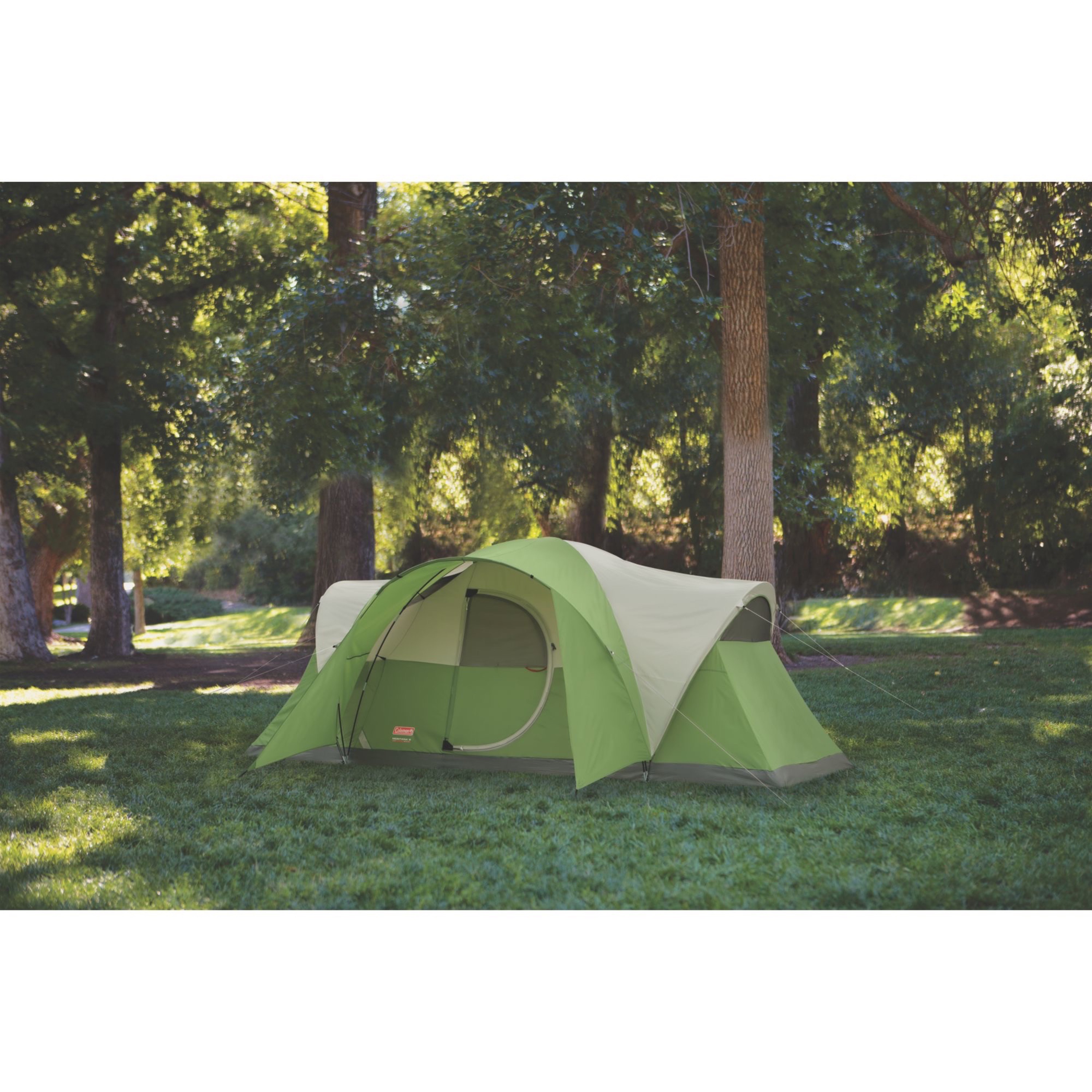 Coleman Montana 8-Person Dome Tent， 1 Room， Green