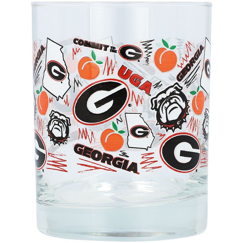 Georgia Bulldogs 14oz. Local Rocks Glass