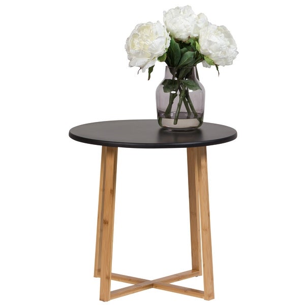 Solid Bamboo Frame Side Table