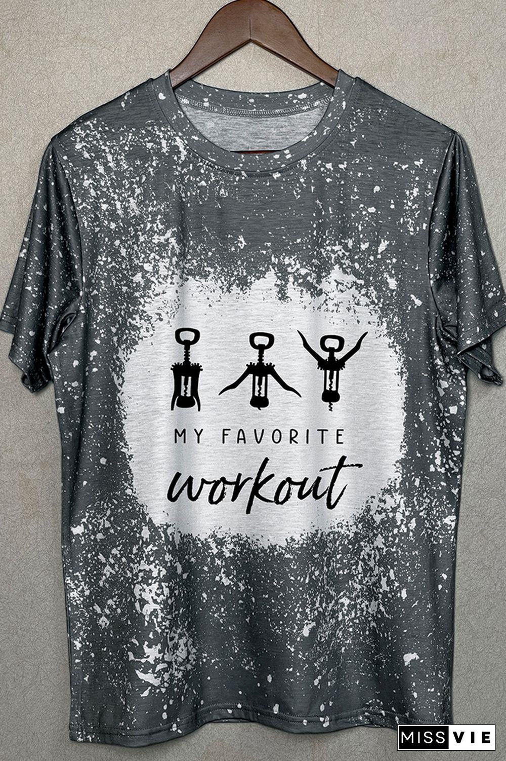 My Favorite Workout Graphic Tee Wholesale