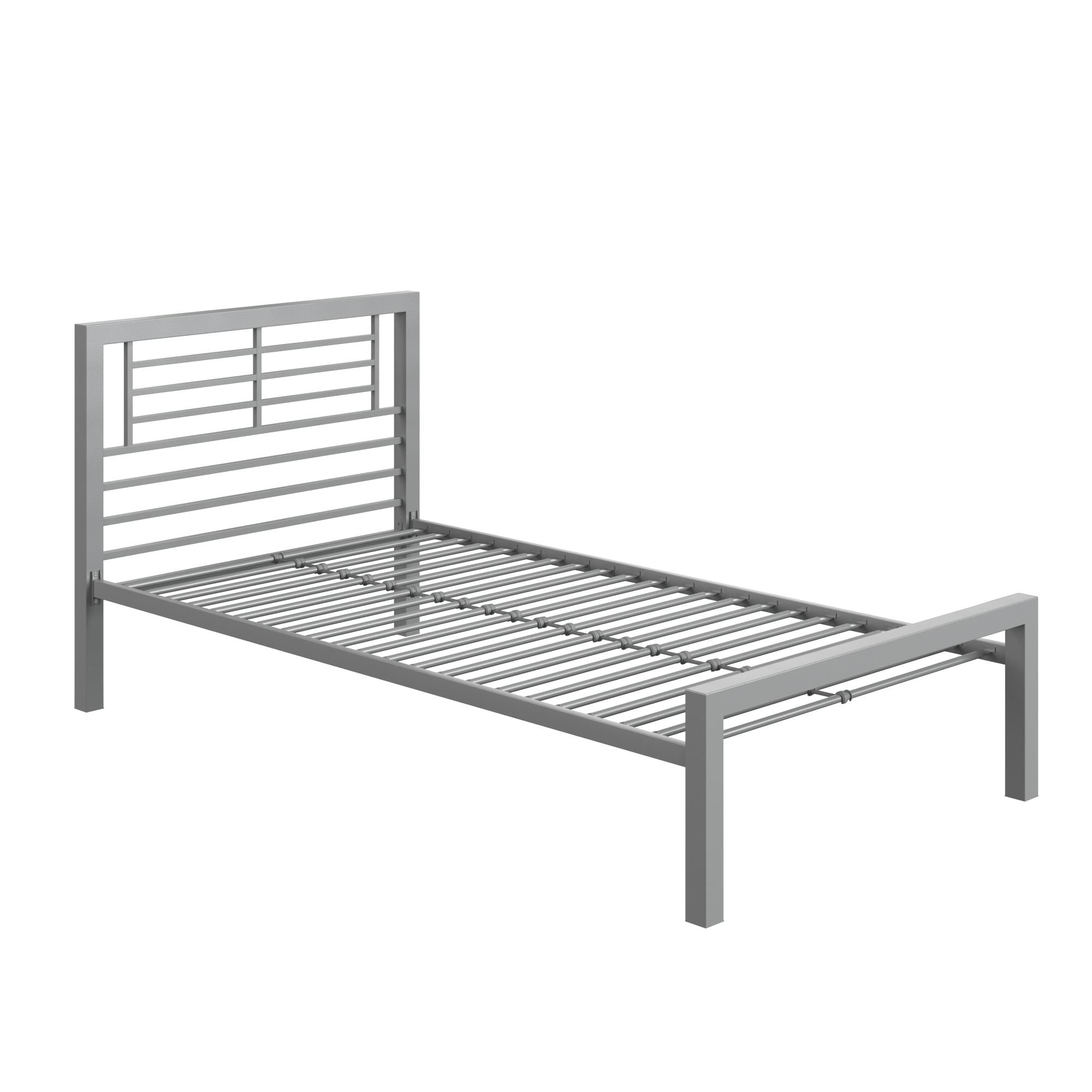 Your Zone Kids Metal Platform Bed, Twin or Full, Multiple Colors