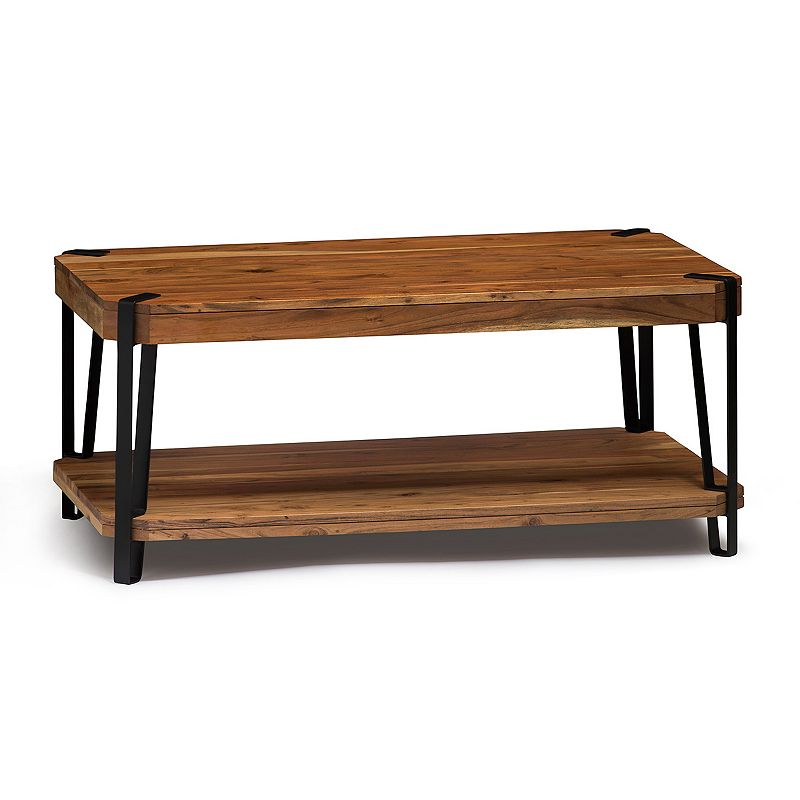 Alaterre Furniture Ryegate Live Edge Large Coffee Table