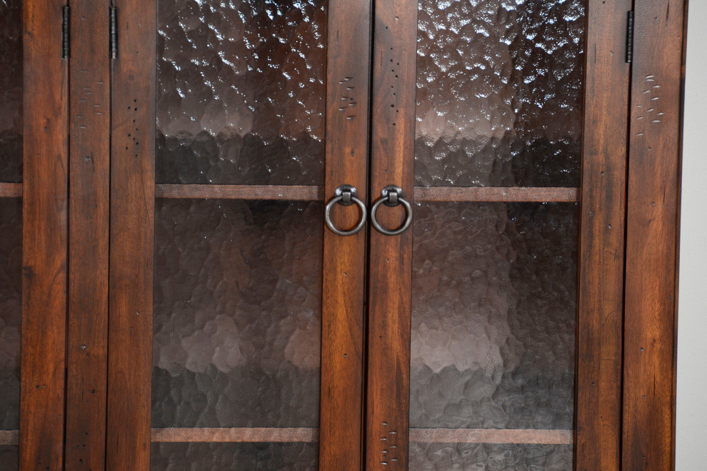 Santa Fe 4 Door Bookcase With Slate   Transitional   Bookcases   by Sunny Designs  Inc.  Houzz