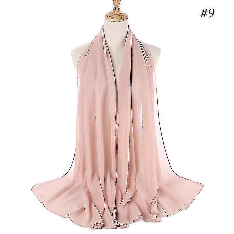 Women Chiffon Soft Wrap Scarf Shawl Headscarf