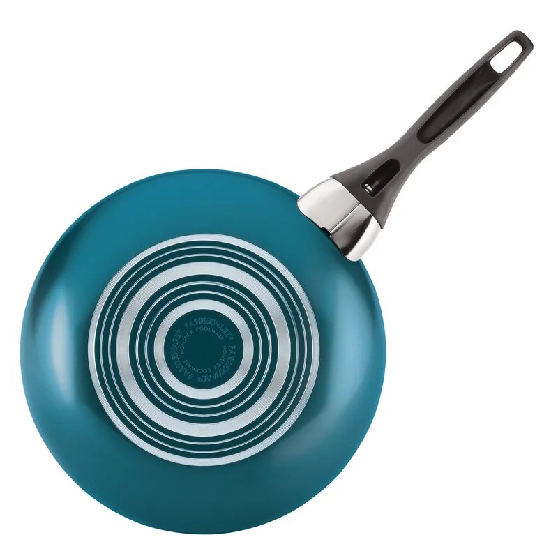 Farberware 20361 Dishwasher Safe 15-Piece Aluminum Nonstick Cookware Set in Teal