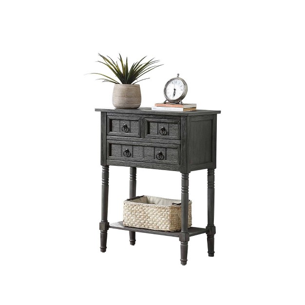 Kendra Hall Table Dark Gray Breighton Home