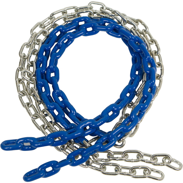 Swing Set Stuff Inc. 8.5 Ft. Coated Trapeze Chain Pair (Blue)