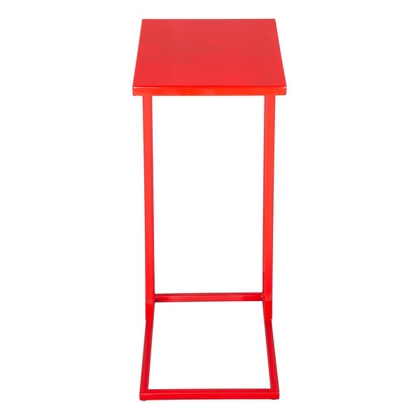 Copper Rose Side Table Red - N/A