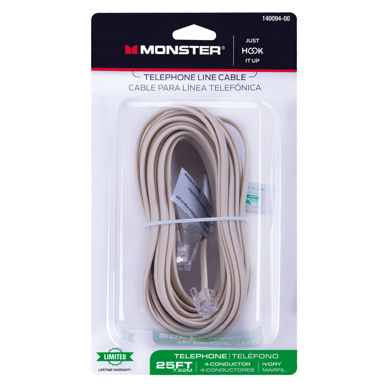 CORD PHONE LINE 25' IVY