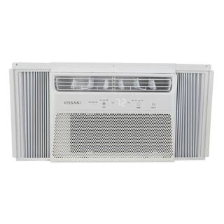 Vissani 6000 BTU 115-Volt Window Air Conditioner for 250 sq. ft. Rooms in White VWA06