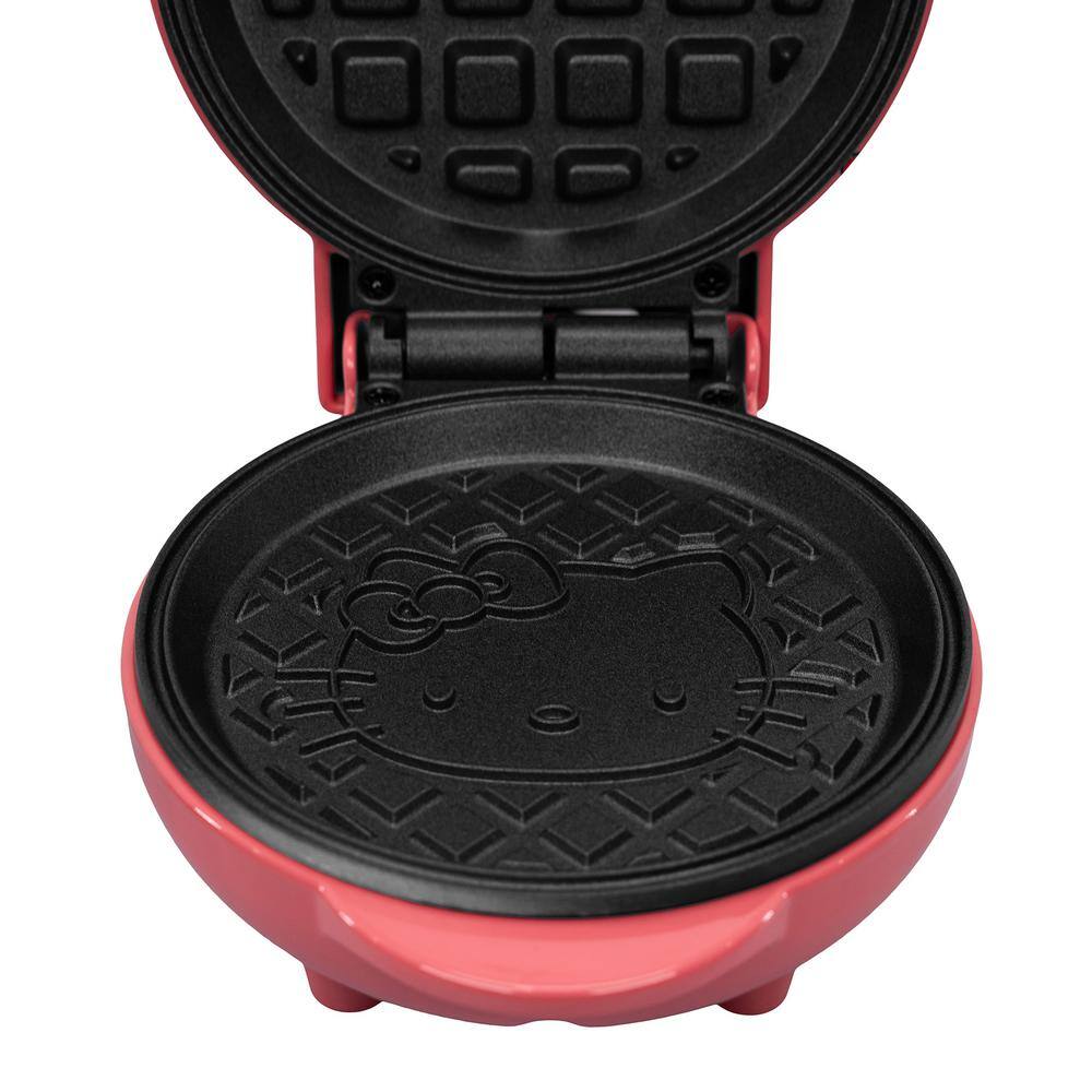 Uncanny Brands Pink Hello Kitty Mini American Waffle Maker WM3-KIT-HK1