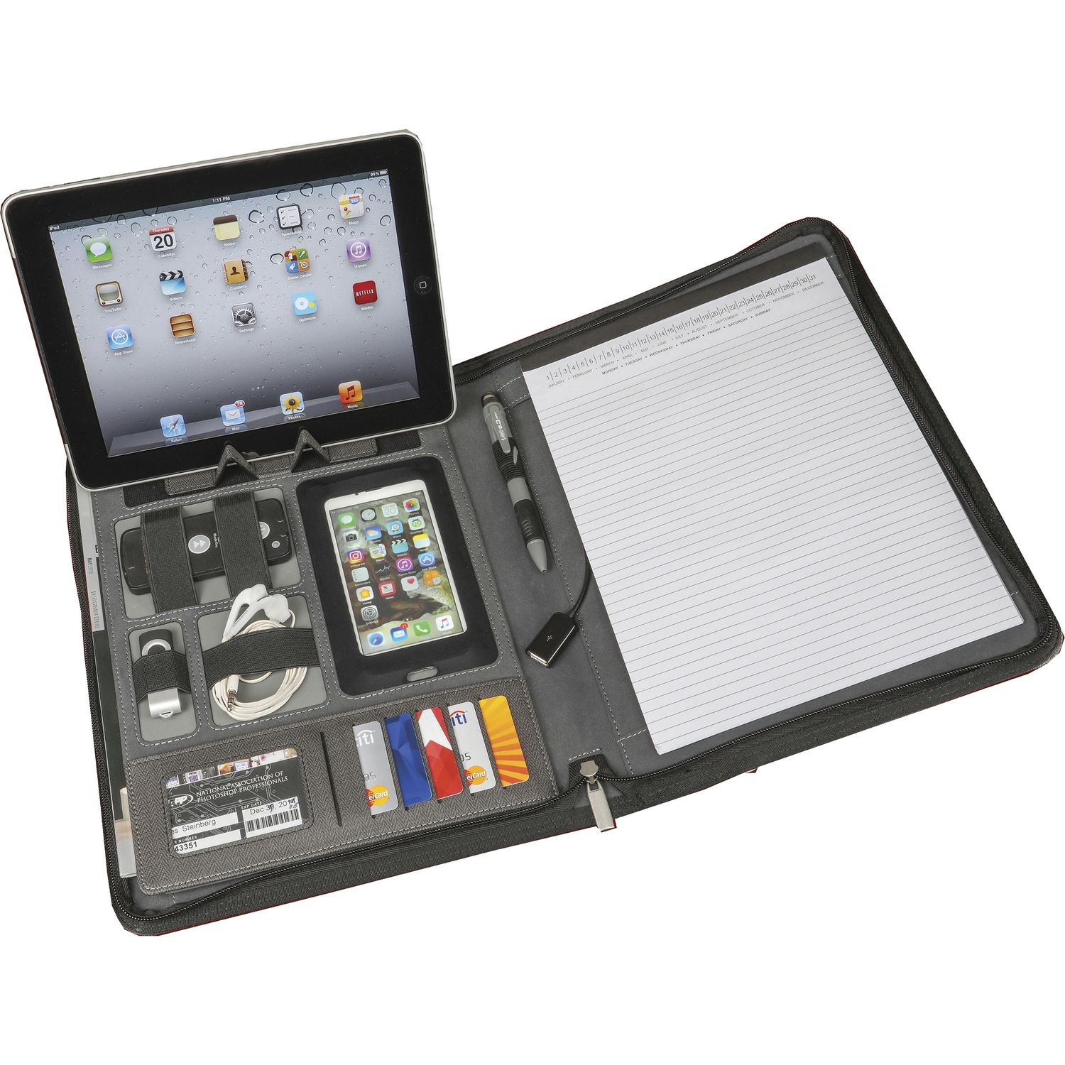 Techie Multifunction Padfolio by Artistic Products， LLC AOPART5004TP