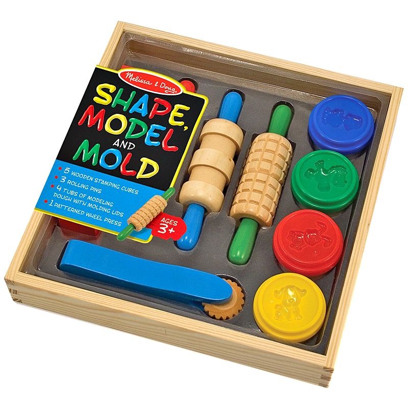 Melissa and Doug Shape， Model and Mold Modeling Clay Kit