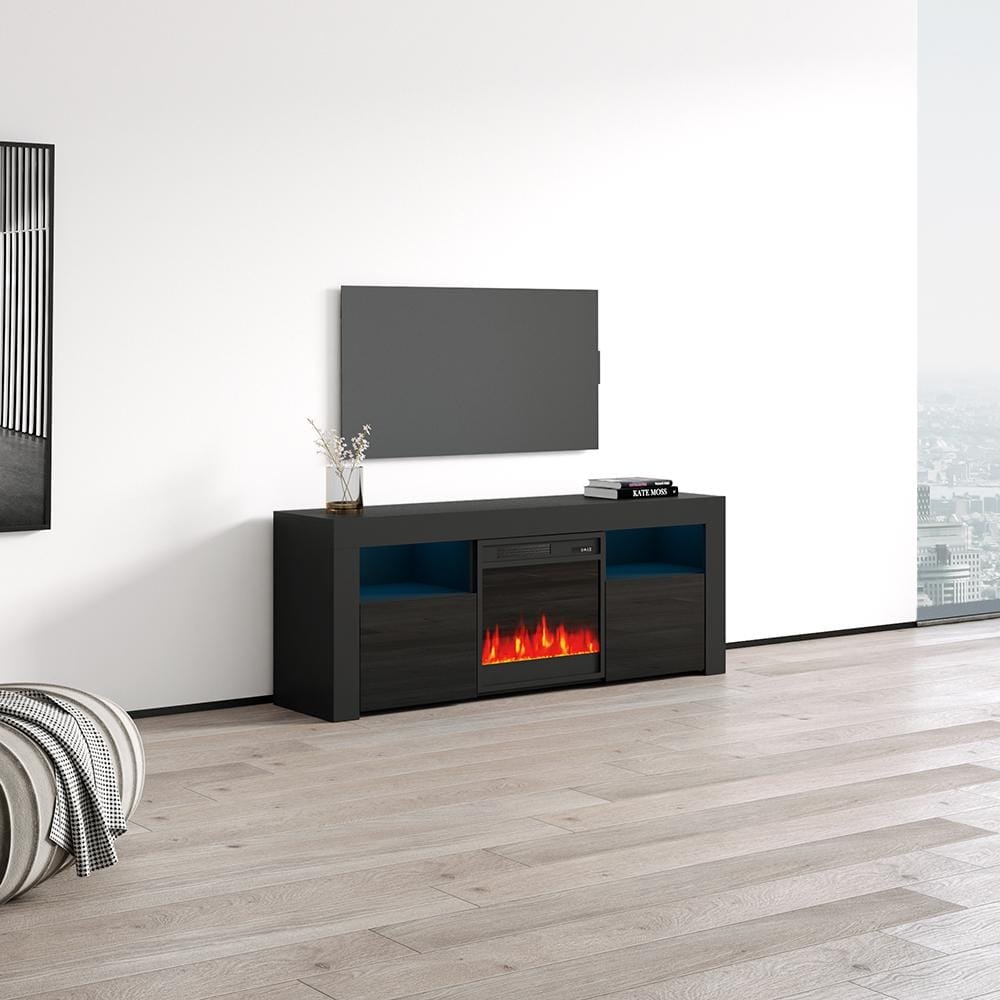 Copper Grove Qorasuv 58 inch Electric Fireplace TV Console