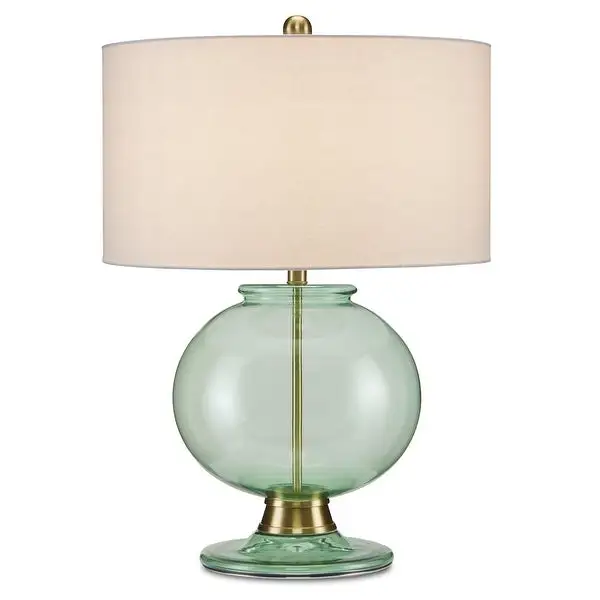 Currey and Company Jocasta Green Table Lamp - 27.75