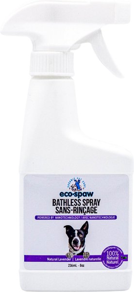 EcoSpaw Lavender Scented Dog Bathless Spray， 8-oz bottle