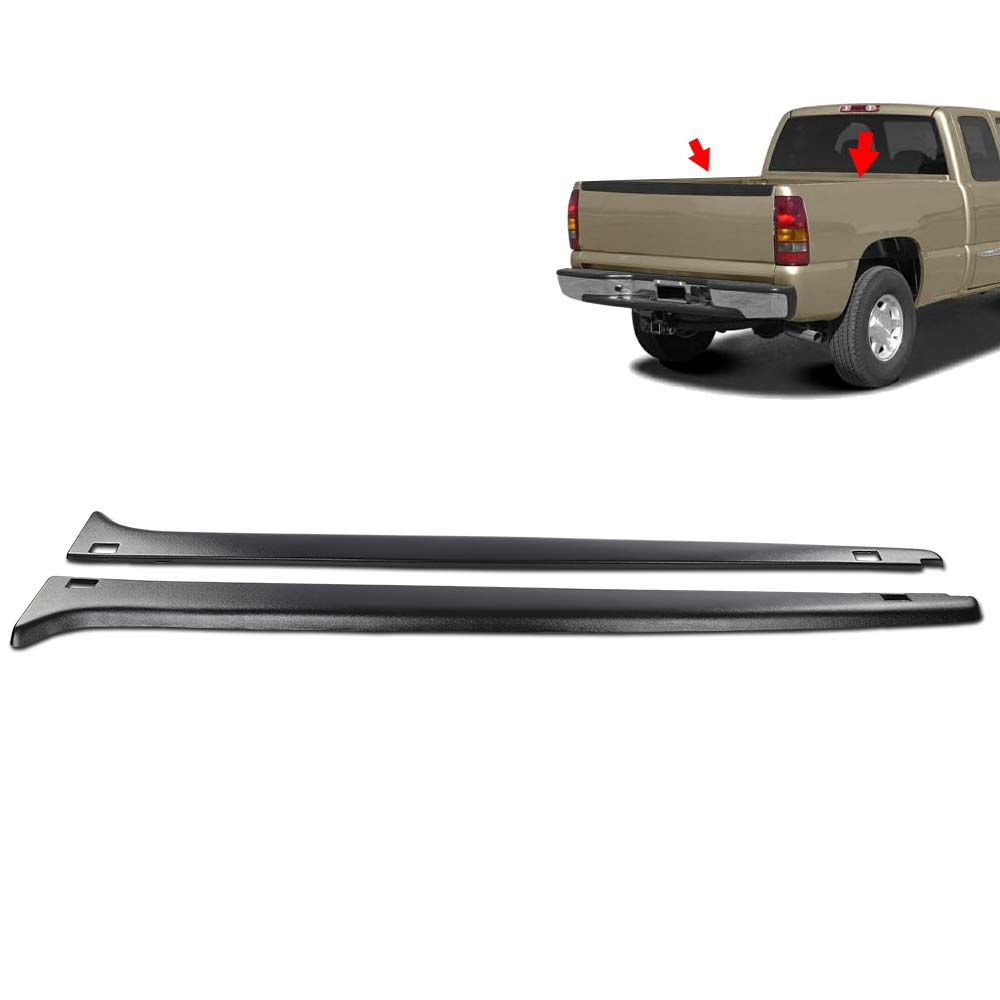 G-Plus LH RH Bed Rail Caps Fit for 1999-2005 Chevy Silverado GMC Sierra 1500 Stepside