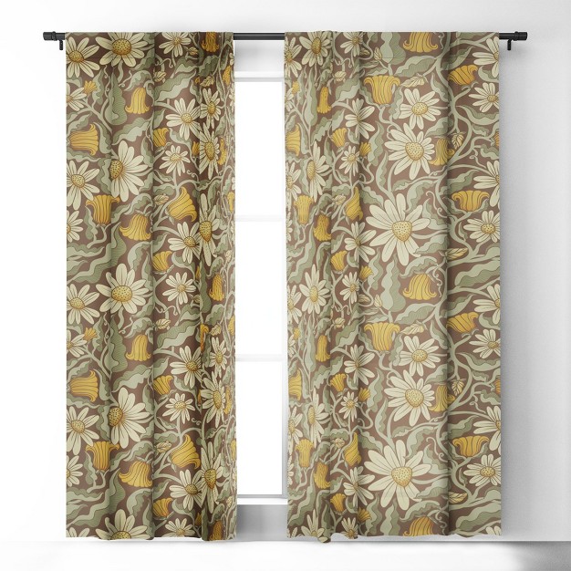 1pc Blackout Window Curtain Panel Deny Designs