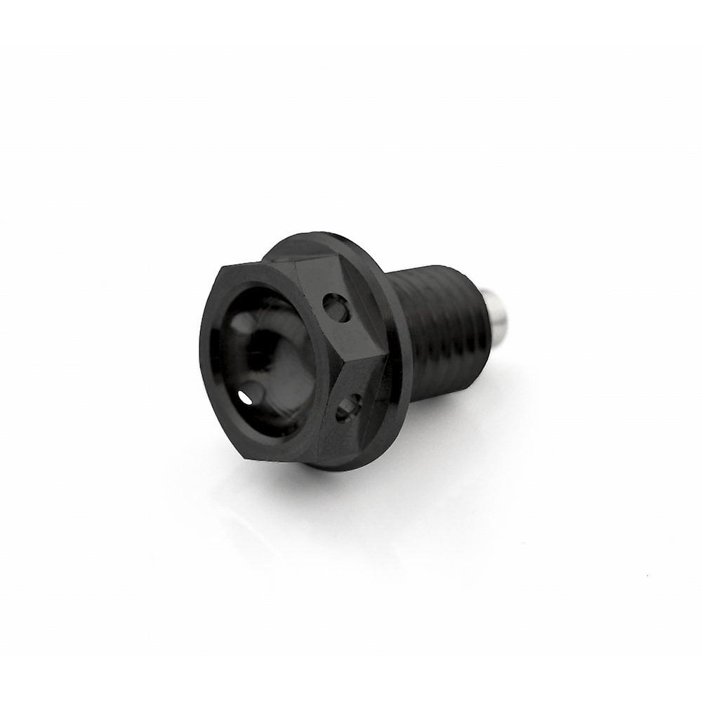 Racebolt Titanium Sump Plug Race Magnetic M12 X 1.5mm X 15mm Black