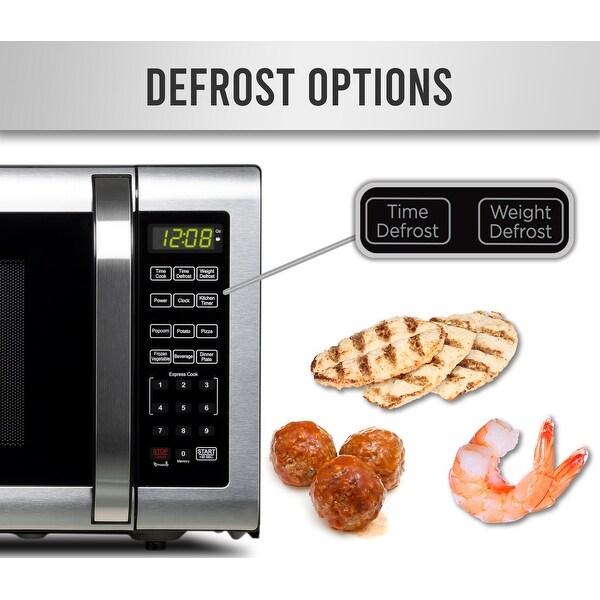 1.6 Microwave Oven， Brushed Stainless Steel Shopping - The Best Deals on Over-the-Range Microwaves | 38888661