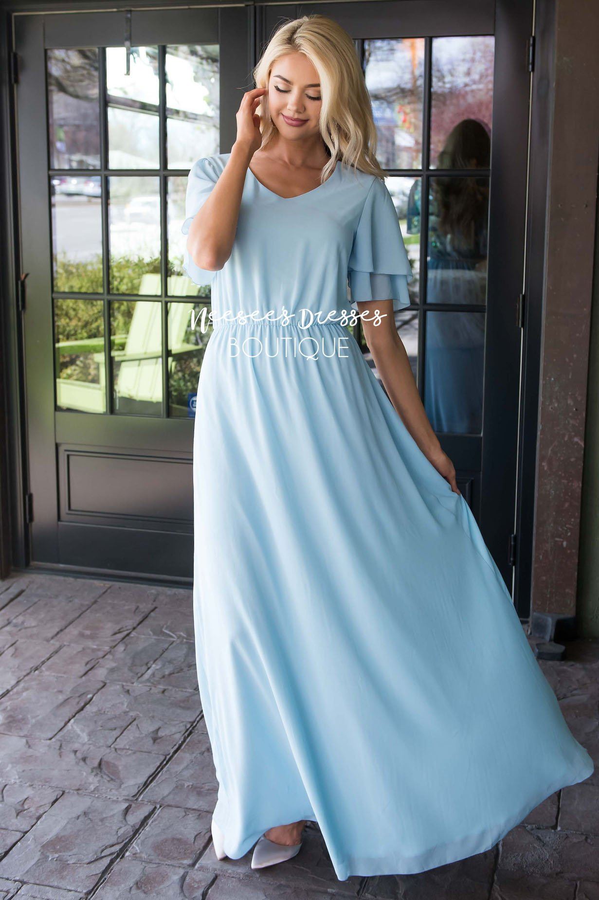 The Chloe Chiffon Maxi Dress