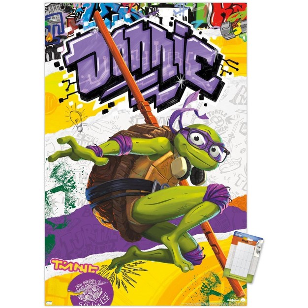 Trends International Teenage Mutant Ninja Turtles Mutant Mayhem Donatello Unframed Wall Poster Prints