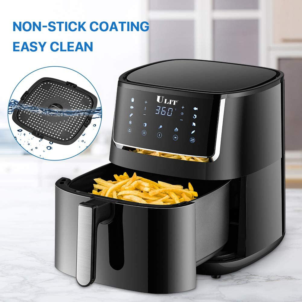 Air Fryer 1750W 6QT Electric Hot Air Fryers Oven& Oil less Cooker 11 presets menu with Digital Touchscreen Nonstick Basket ETL Certified