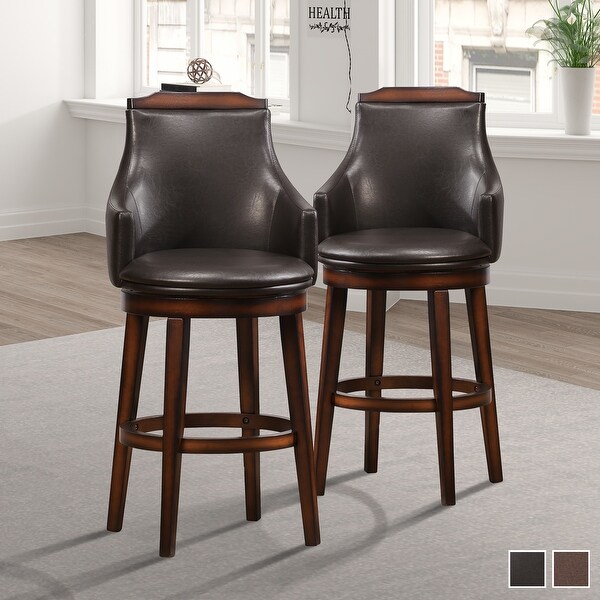 Linette Swivel Dining Stools (Set of 2)