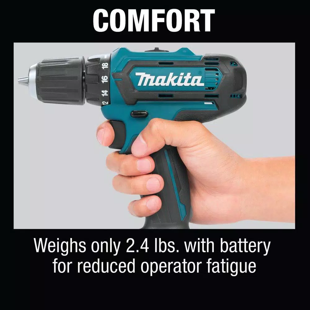 Makita 12-Volt MAX CXT Lithium-Ion Cordless 3/8 in. Drill and Impact Driver Combo Kit with (2) 1.5Ah Batteries Charger and Bag and#8211; XDC Depot