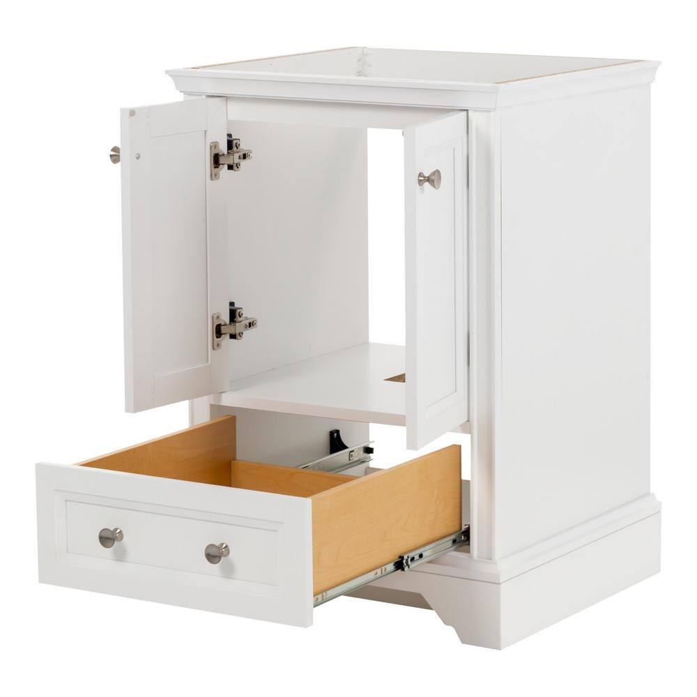 Home Decorators Collection Stratfield 2417 in W x 2157 in D x 3425 in H Bath Vanity Cabinet Only in White