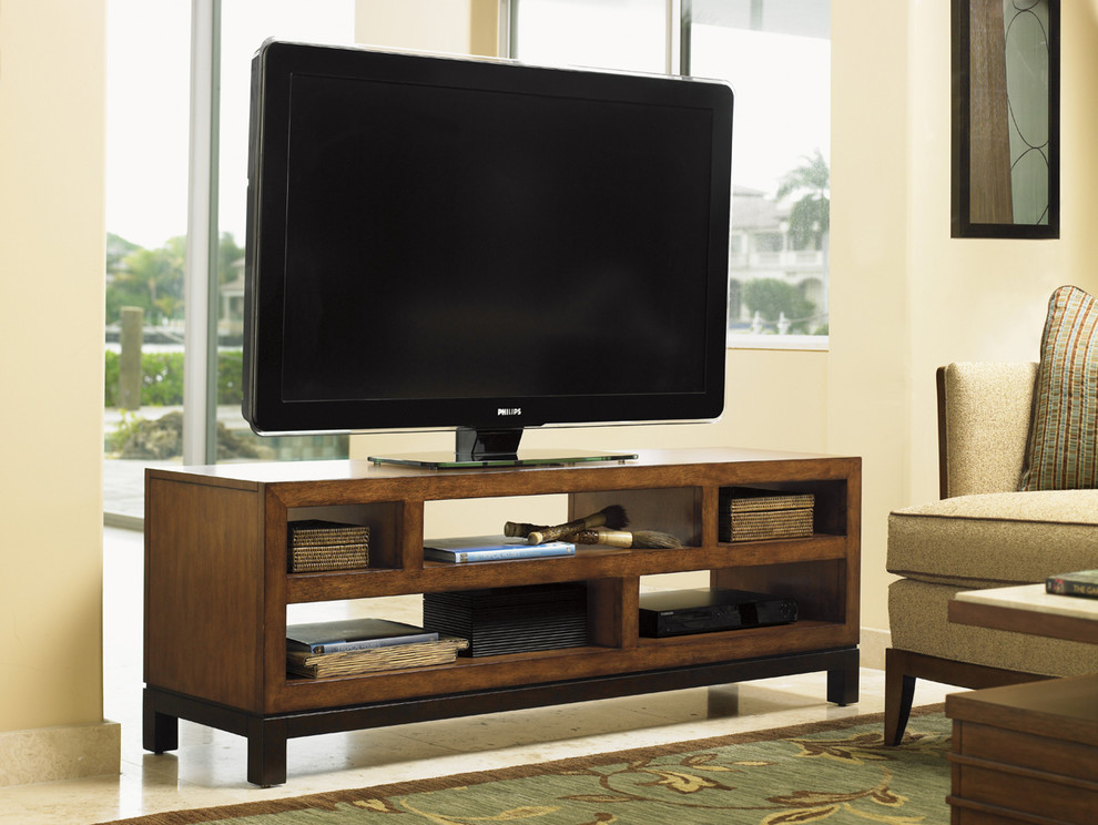 Pacifica Media Console   Transitional   Entertainment Centers And Tv Stands   by Homesquare  Houzz