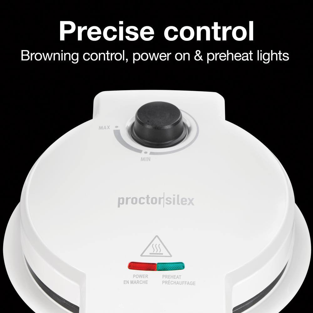 Proctor Silex 800 W White Waffle Cone and Waffle Bowl Maker 26410