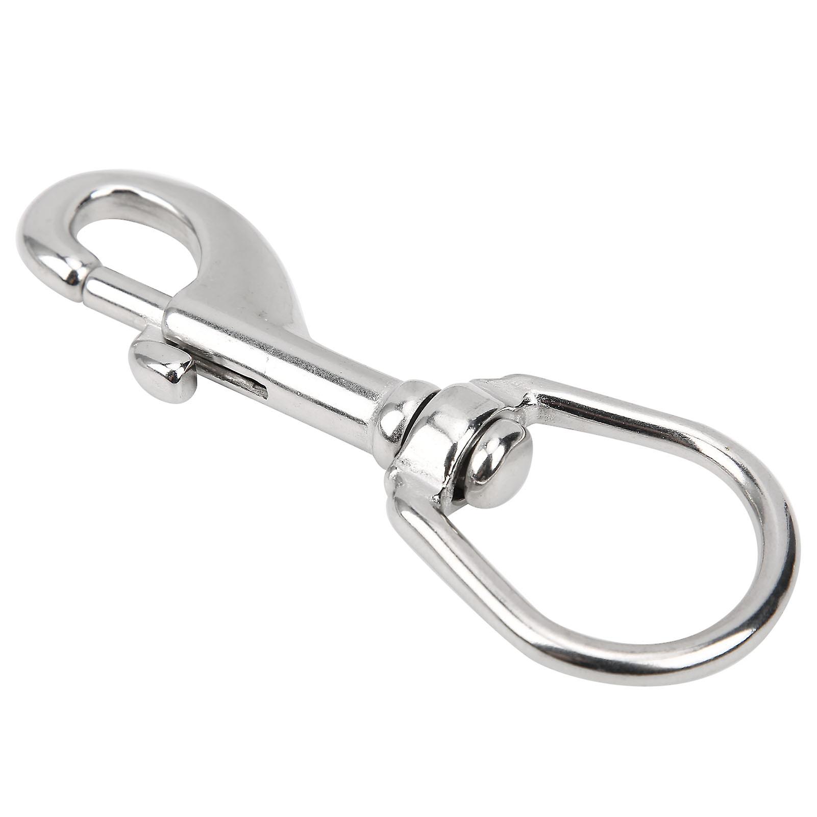 Rotating Snap Hook 316 Stainless Steel Single Head Outdoor Activities Diving Buckle90mm