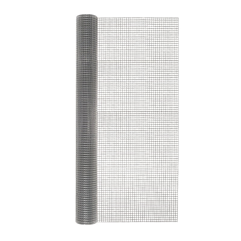 Garden Craft 48 in. H X 25 ft. L X Galvanized Steel 1/2 in. Mesh Hardware Cloth Roll