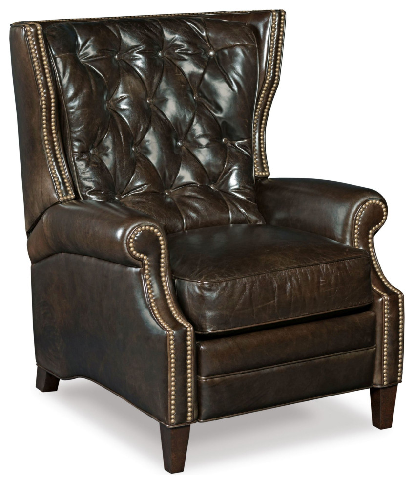 Hooker Furniture Balmoral Maurice Recliner  Blue   Transitional   Recliner Chairs   by Buildcom  Houzz