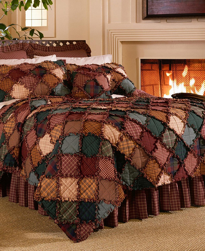 American Heritage Textiles Campfire Cotton Twin Quilt Set